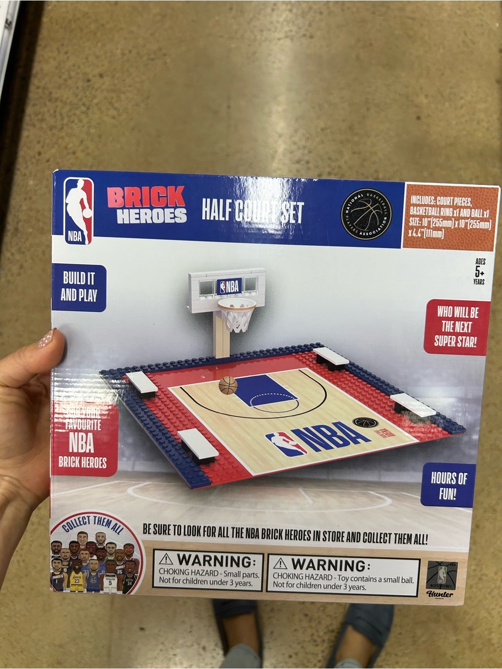 NBA Brick Heroes Half Court building Set